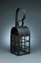 Northeast Lantern 6131-DAB-MED-CLR - Culvert Top H-Bars Wall Dark Antique Brass Medium Base Socket Clear Glass