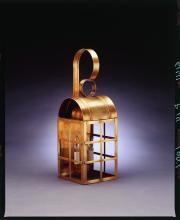 Northeast Lantern 6141-DAB-MED-CLR - Culvert Top H-Bars Wall Dark Antique Brass Medium Base Socket Clear Glass