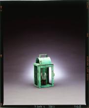 Northeast Lantern 8011-AC-MED-CLR - Culvert Top Wall Antique Copper Medium Base Socket Clear Glass