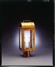 Northeast Lantern 8033-VG-LT2-CLR - Culvert Top Post Verdi Gris 2 Candelabra Sockets Clear Glass