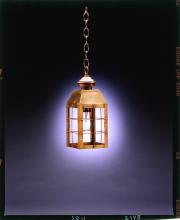 Northeast Lantern 8312-AC-MED-CLR - H-Rod Hanging Antique Copper Medium Base Socket Clear Glass