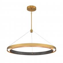 ELK Home 70318/LED - Fagan 33.5'' Wide Integrated LED Pendant - Brushed Brass with Forged Iron
