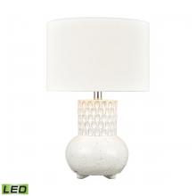 ELK Home H0019-7991-LED - Delia 21'' High 1-Light Table Lamp - White - Includes LED Bulb