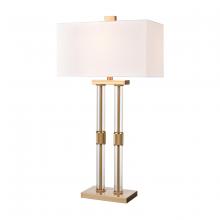 ELK Home H0019-9567 - Roseden Court 34'' High 1-Light Table Lamp - Aged Brass