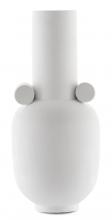 Currey 1200-0393 - Happy 40 Long White Vase