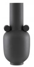 Currey 1200-0401 - Happy 40 Long Black Vase