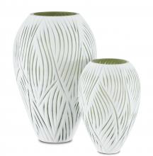 Currey 1200-0497 - Patta Green Vase Set of 2