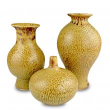 Currey 1200-0662 - Zlato Vase Set of 3