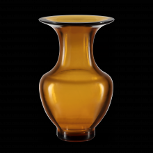Currey 1200-0676 - Amber & Gold Peking Vase