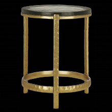 Currey 4000-0156 - Acea Gold Accent Table