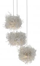 Currey 9000-0696 - Birds Nest 3-Light Multi-Drop Pendant