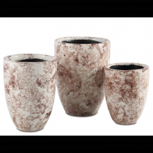 Currey 1200-0715 - Marne Brown & Off White Vase Set of 3