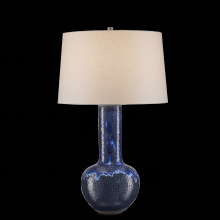 Currey 6000-0822 - Kelmscott Blue Gourd Table Lamp