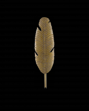 Currey 5000-0127 - Tropical Brass Leaf Wall Sconc