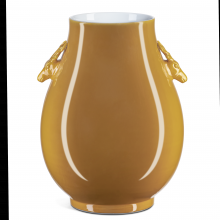 Currey 1200-0703 - Imperial Yellow Deer Ears Vase