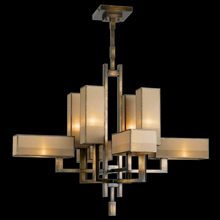 Fine Art Handcrafted Lighting 733840ST - Perspectives 42" Square Chandelier